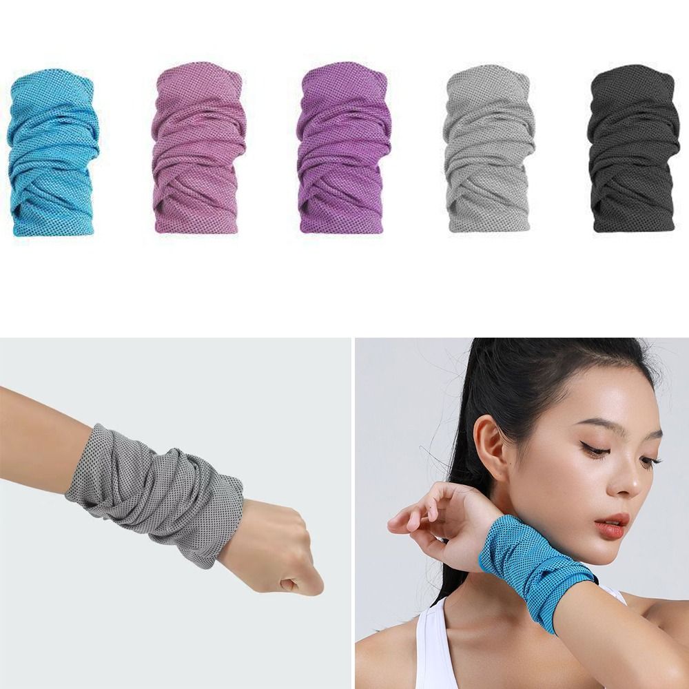 Sweat Band Wrist - منشفة رياضية محمولة من ألياف البوليستر