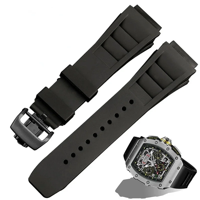 Sweat Band Wrist - المطاط حزام (Rubber) ساعة ل ريتشارد