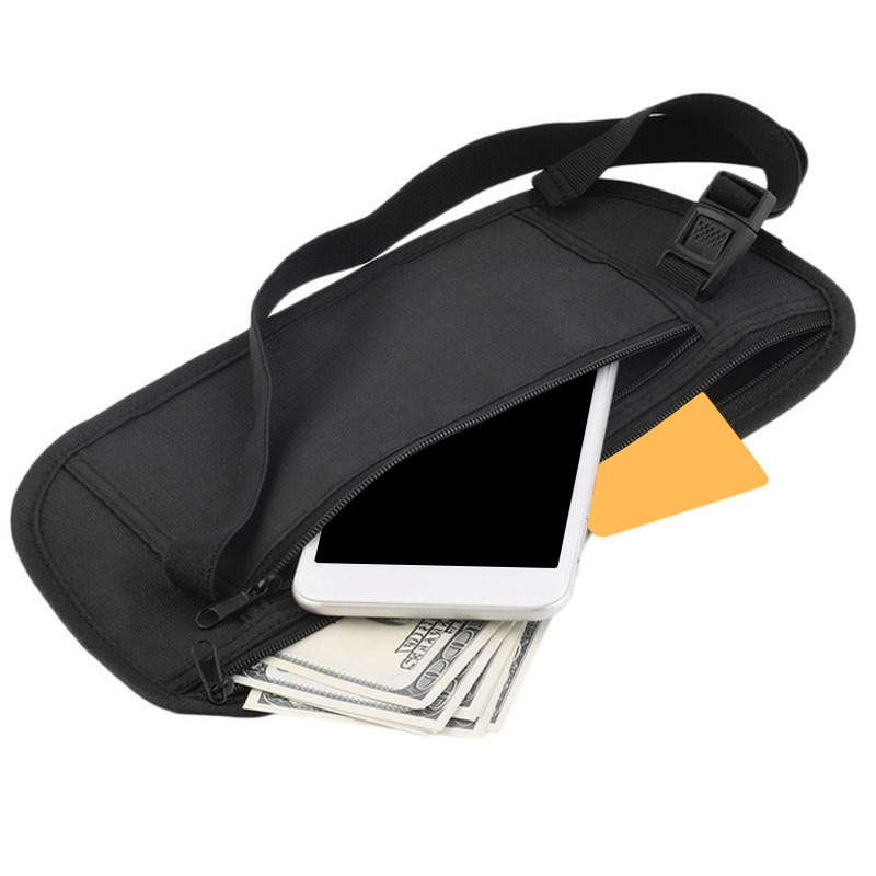 Running Gear Phone Holder - حقيبة خصر غير مرئية للسفر لجواز