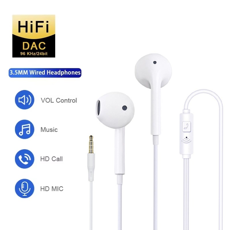 Running Gear Headphones - سماعات أذن داخلية 3.5 ملم للهواتف
