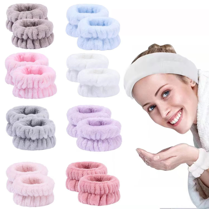 Sweat Band Wrist - 1/2/4 قطع من أربطة اليد لفصل