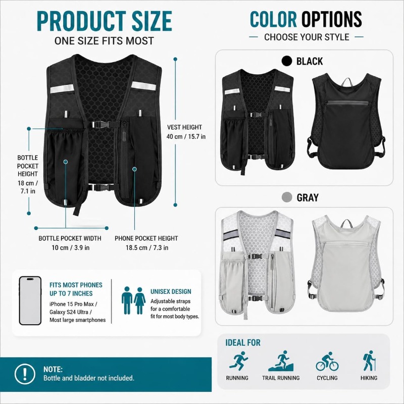 سترة عاكسة خفيفة الوزن للجري و - مراجعة Running Gear Winter Men وسعره