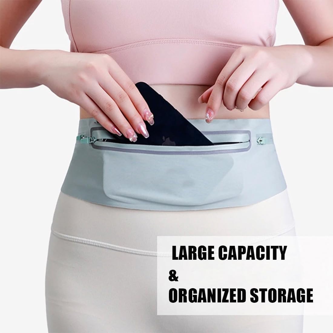 حزام جري عاكس للضوء بثلاثة جيو - مراجعة Running Gear Phone Holder وسعره
