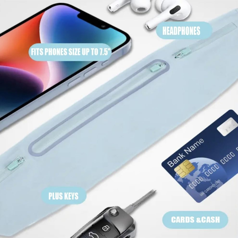 حزام جري عاكس للضوء بثلاثة جيو - مراجعة Running Gear Phone Holder وسعره