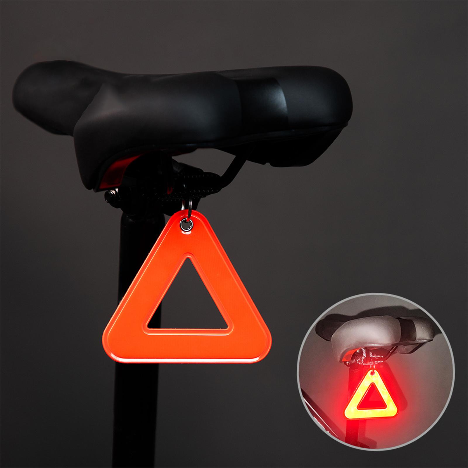 عاكس ضوئي مثلث الشكل للدراجات، - مراجعة Running Gear Satisfy وسعره