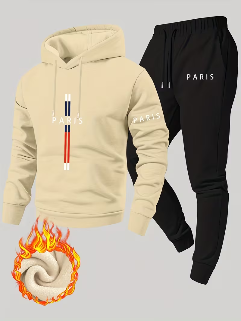 طقم رجالي كاجوال حضري من قطعتي - مراجعة Running Gear Winter Men وسعره