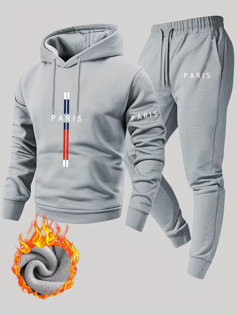طقم رجالي كاجوال حضري من قطعتي - مراجعة Running Gear Winter Men وسعره