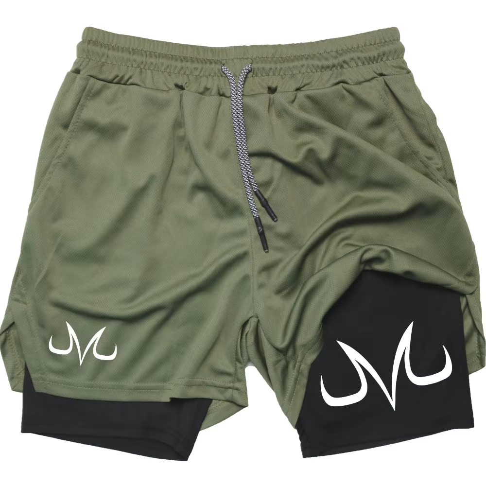 شورت أنيمي رياضي للرجال مطبوع  - مراجعة Running Gear Satisfy وسعره