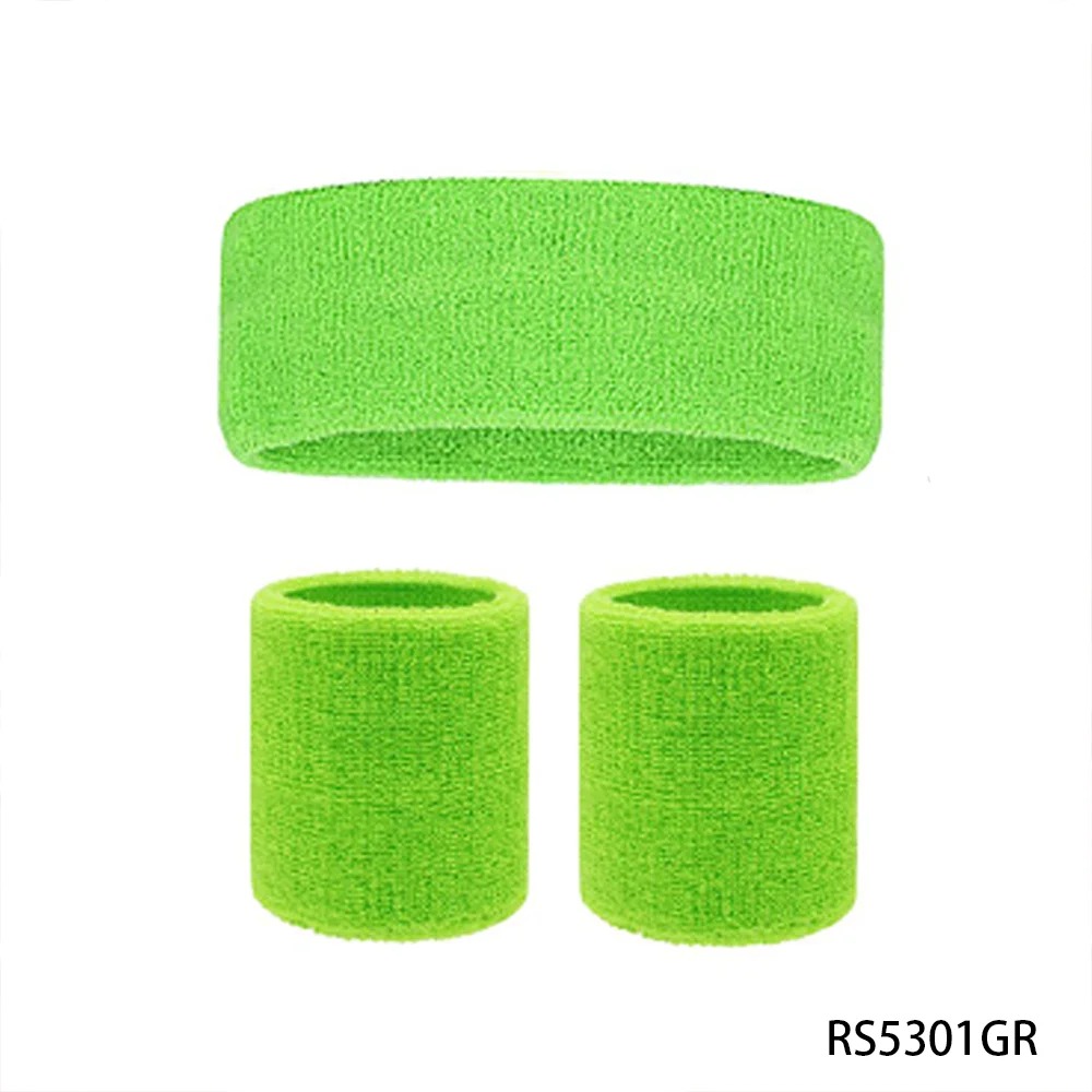 أربطة معصم تيري متعددة الألوان - مراجعة Sweat Band Wrist وسعره