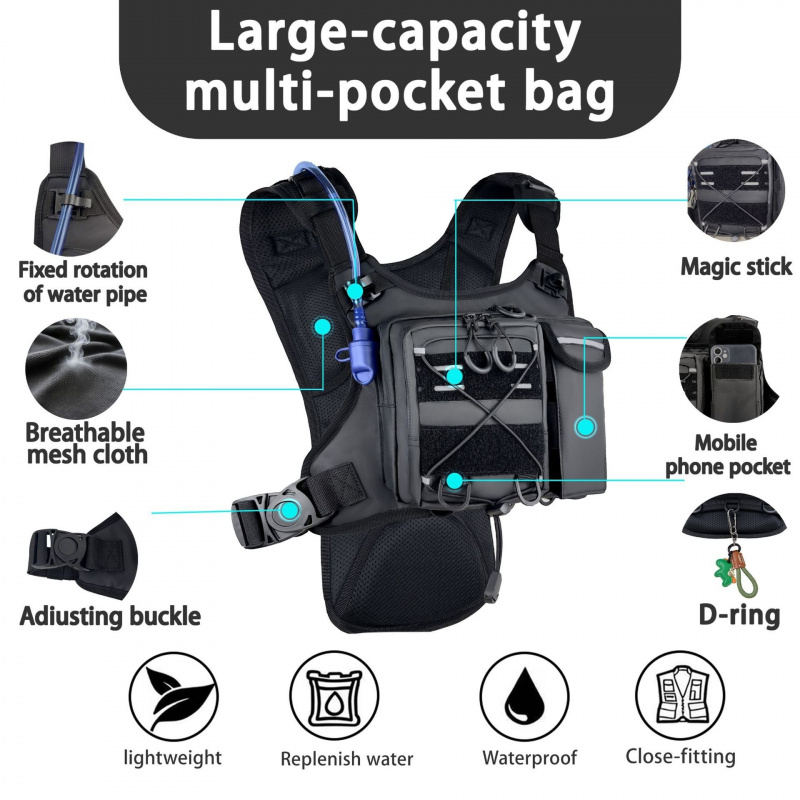 حقيبة صدر تكتيكية جديدة لعام 2 - مراجعة Running Gear Satisfy وسعره