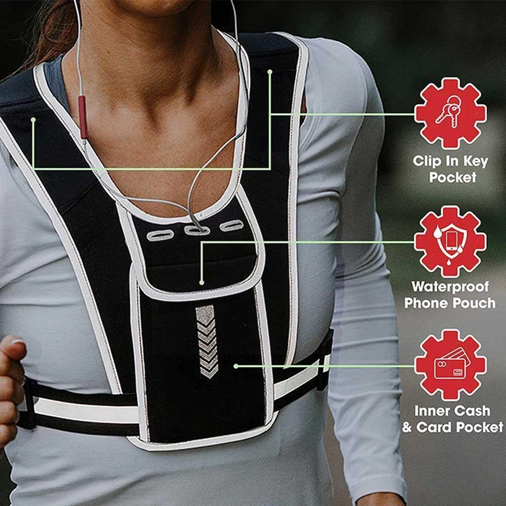 سترة جري مع حامل هاتف للرجال و - مراجعة Running Gear Phone Holder وسعره