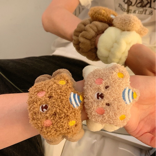 كرتون دب غسل الوجه وحزام معصم  - مراجعة Sweat Band Wrist وسعره